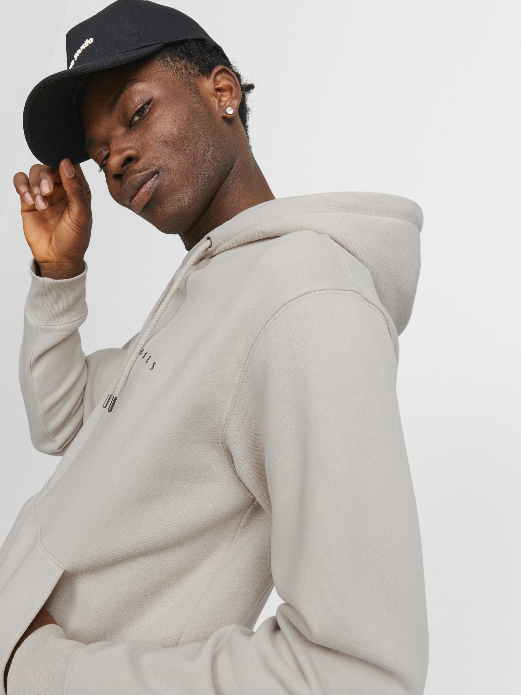Jack&Jones Erkek Oversize Kapüşonlu Sweatshirt - Rahat ve Şık Günlük Stil