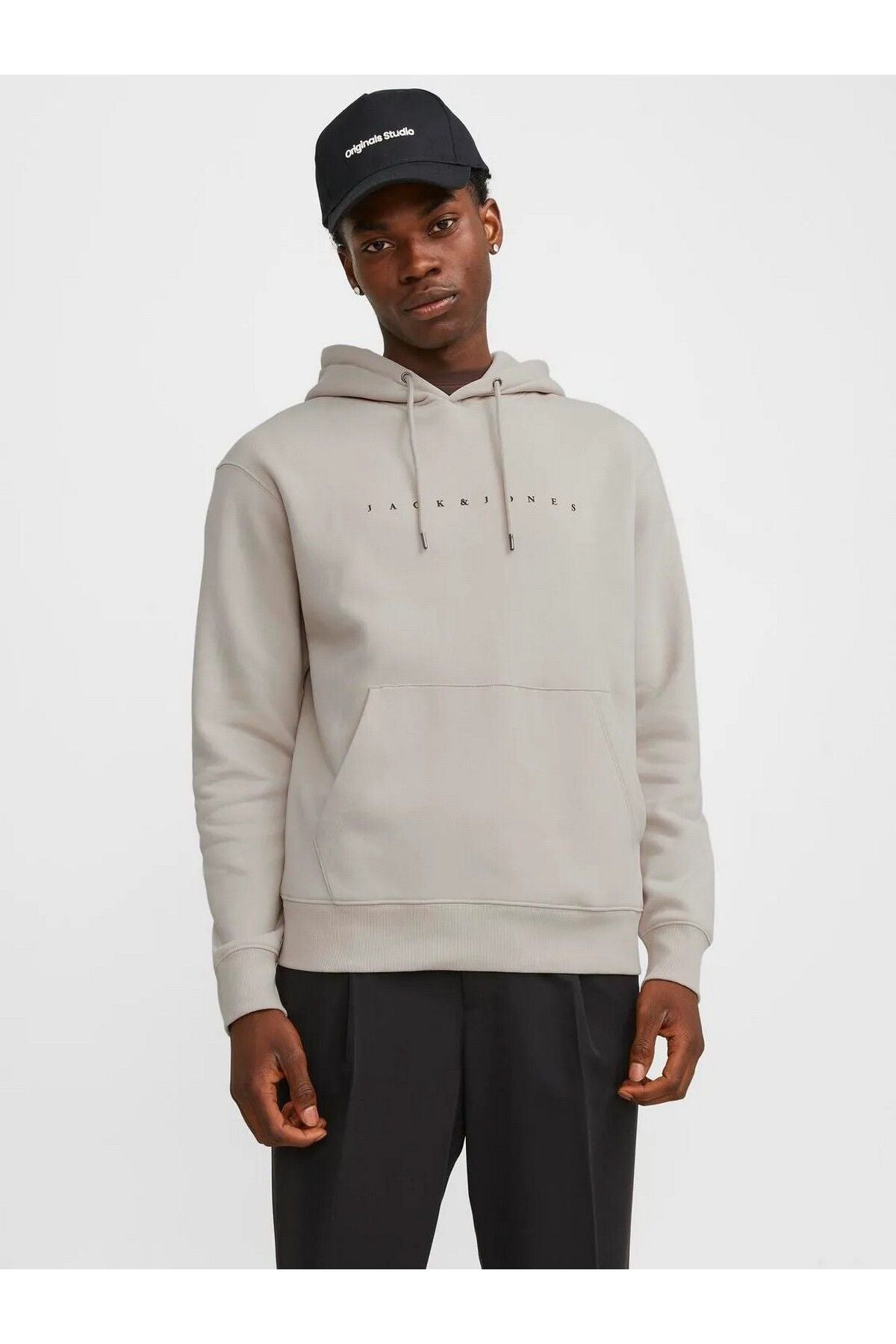 Jack&Jones Erkek Oversize Kapüşonlu Sweatshirt - Rahat ve Şık Günlük Stil