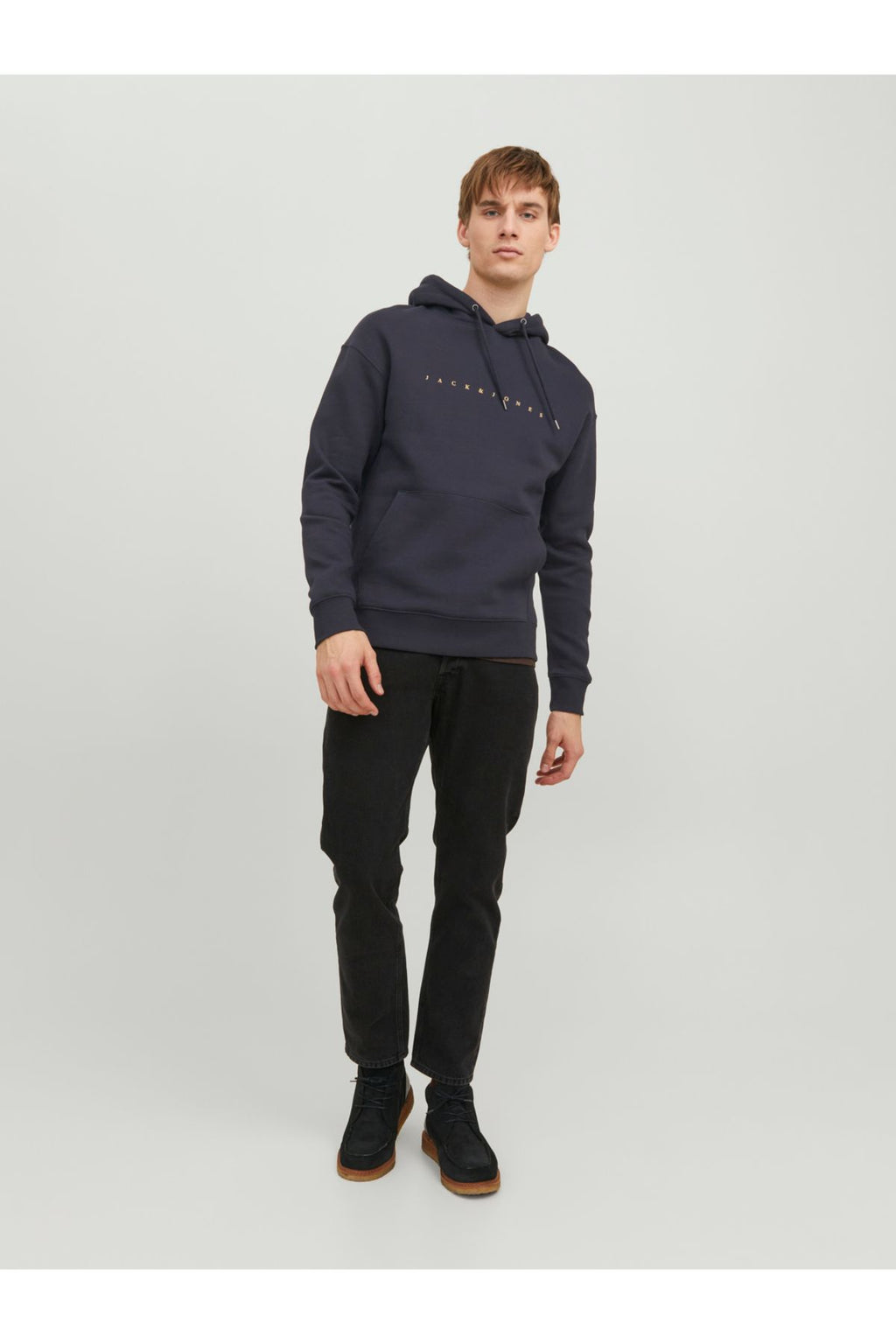 Jack&Jones Erkek Oversize Kapüşonlu Sweatshirt - Rahat ve Şık Günlük Stil