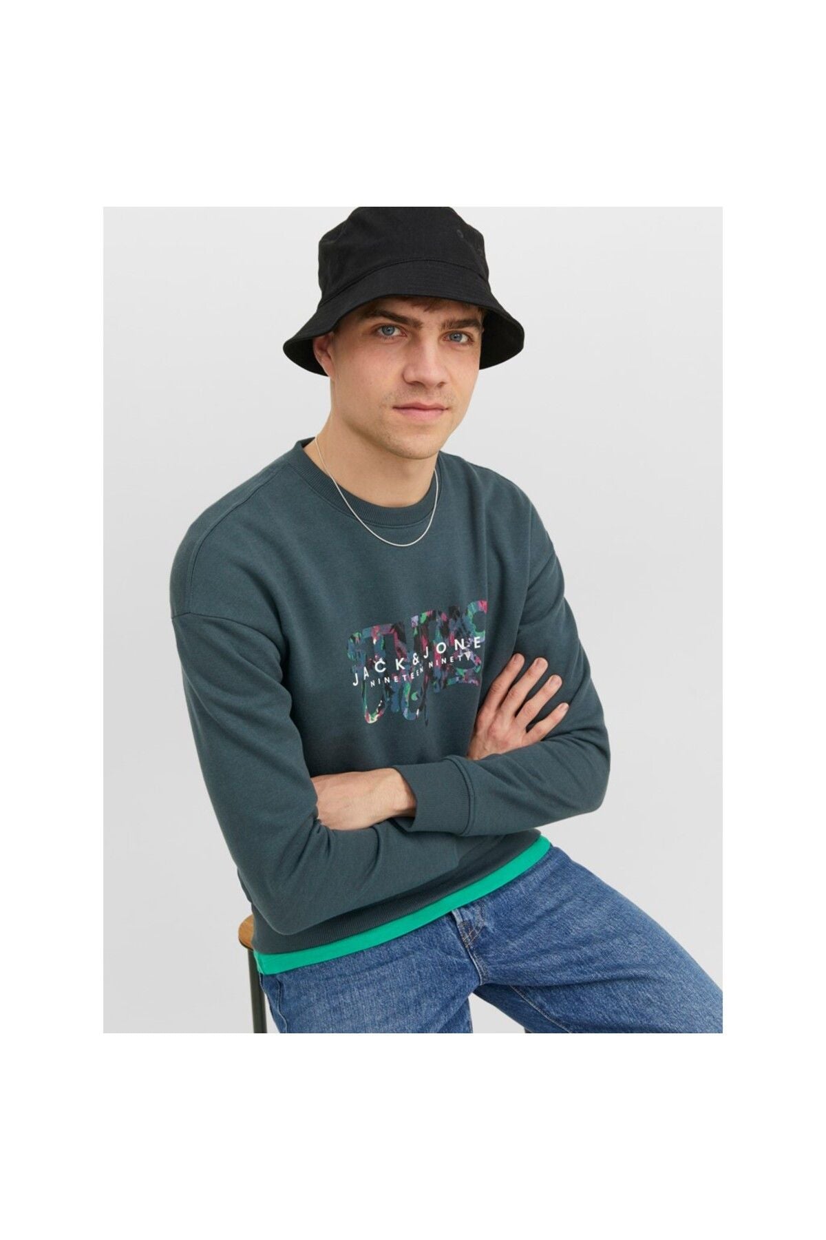 Jack&Jones Oversize Erkek Sweatshirt - Rahat & Şık Günlük Kullanım