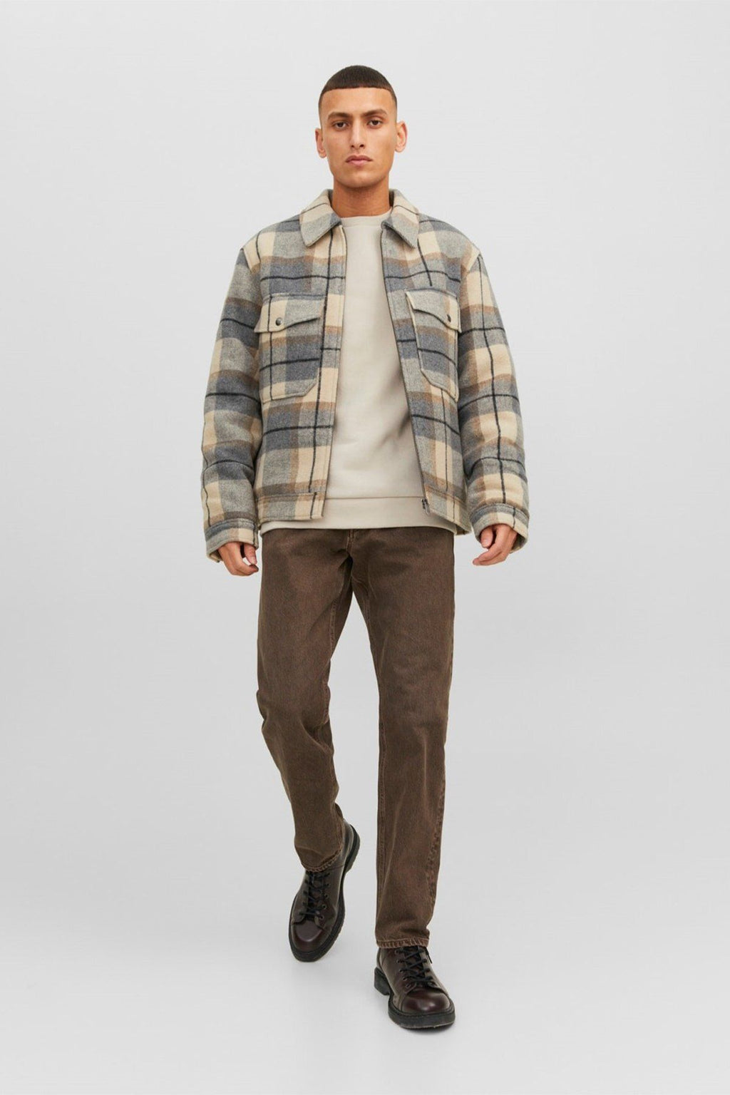 Jack&Jones Oversize Erkek Sweatshirt - Günlük Stil