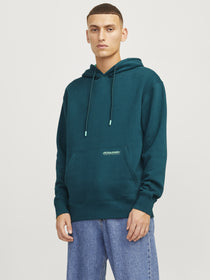 Jack&Jones Erkek Oversize Kapüşonlu Sweatshirt - Minimalist Günlük