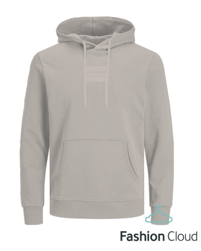 Jack&Jones Erkek Oversize Kapüşonlu Sweatshirt - Minimalist Tarz Translation missing: ar.content.product_image_secondary