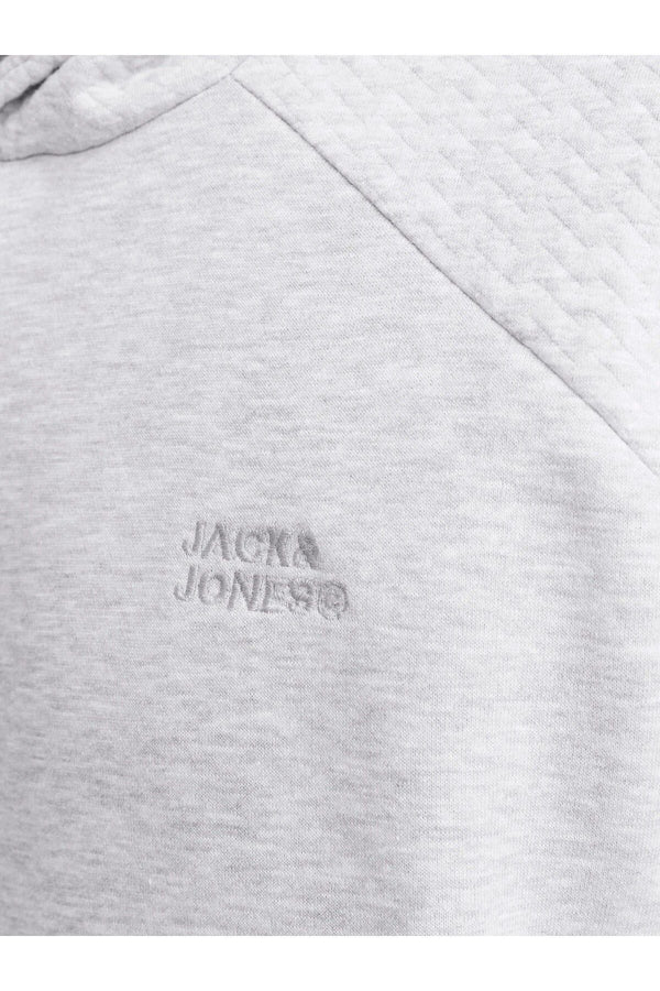 Jack&Jones Oversize Kapüşonlu Minimalist Erkek Sweatshirt - Günlük Kullanım