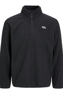 Jack&Jones Minimalist Yarım Fermuarlı Uzun Kol Erkek Sweatshirt - Oversize