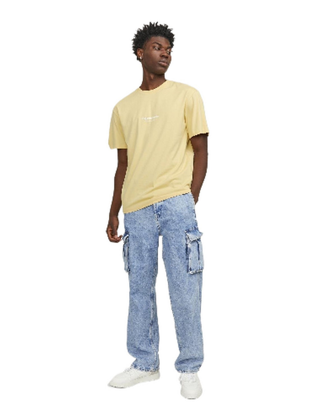 Jack&Jones Oversize Minimalist Erkek T-Shirt - Günlük & Rahat