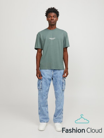 Jack&Jones Oversize Minimalist Erkek T-Shirt - Günlük & Rahat