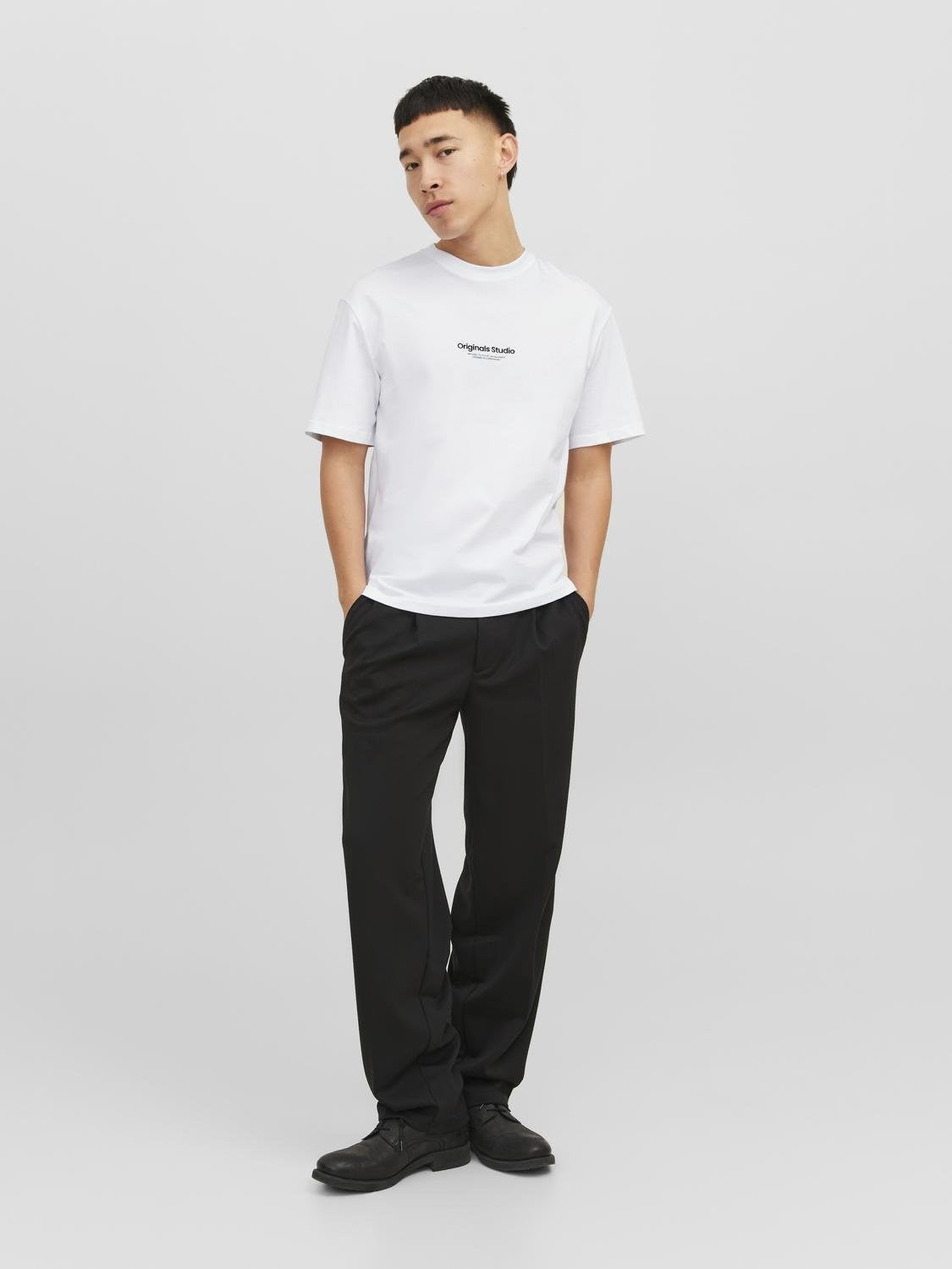 Jack&Jones Oversize Minimalist Erkek T-Shirt - Günlük & Rahat
