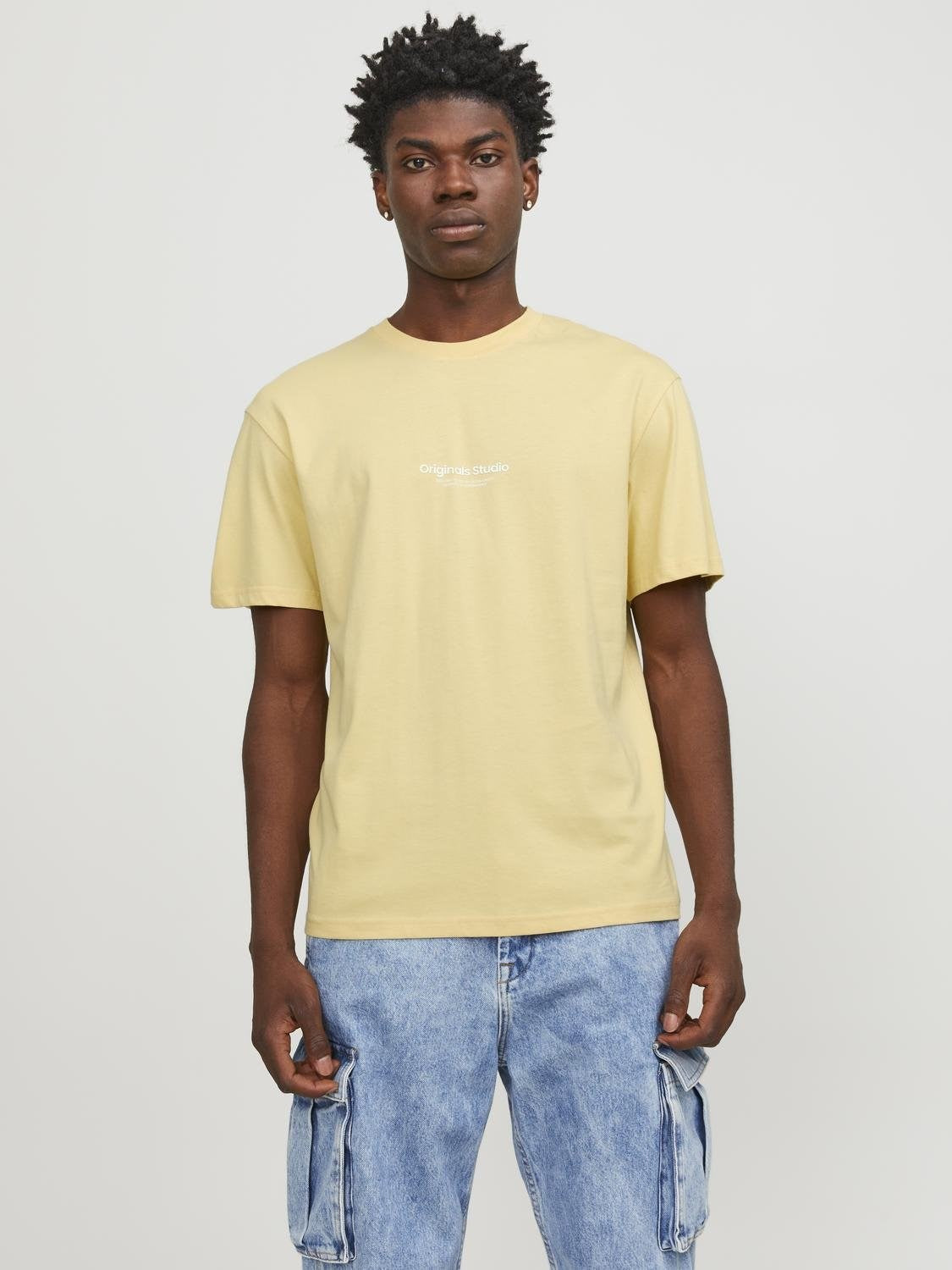 Jack&Jones Oversize Minimalist Erkek T-Shirt - Günlük & Rahat