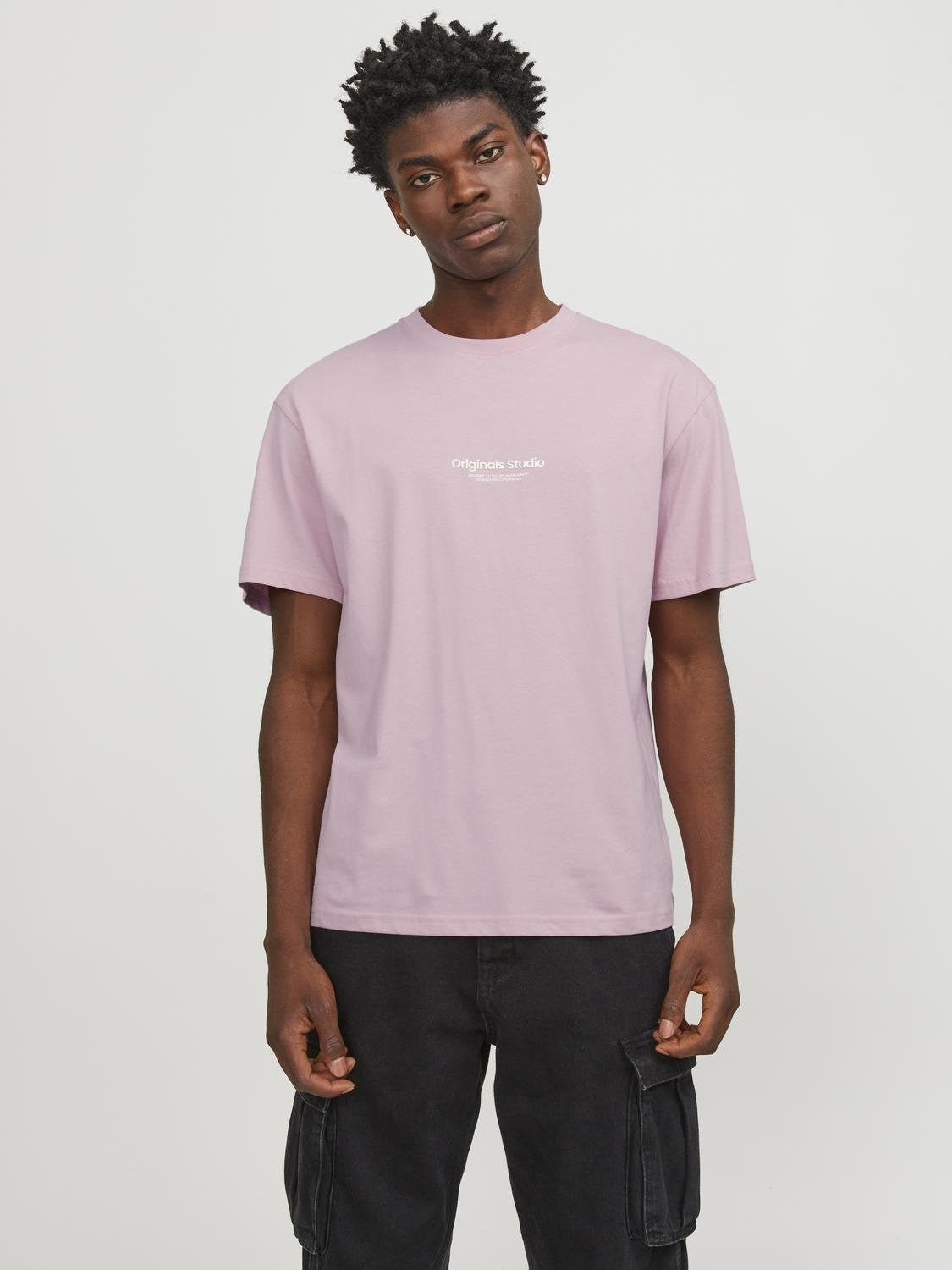 Jack&Jones Oversize Minimalist Erkek T-Shirt - Günlük & Rahat
