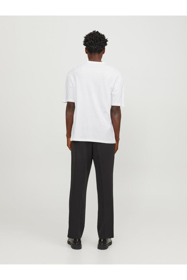 Jack&Jones Oversize Minimalist Erkek T-Shirt - Rahat Kesim Kısa Kol