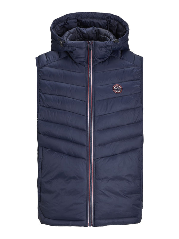 Jack&Jones Kapüşonlu Minimalist Erkek Yelek - Regular Fit