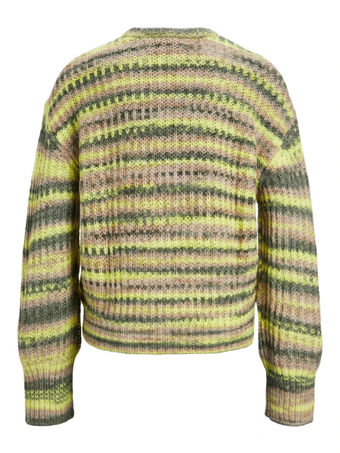 Jack&Jones JJXX Kadın Geometrik Desenli O Yaka Uzun Kollu Örme Kazak
