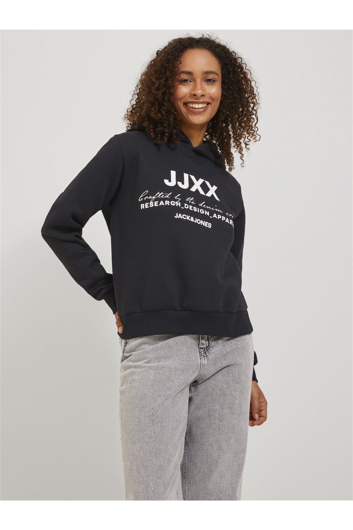 Jack&Jones JJXX Kadın Oversize Kapüşonlu Sweatshirt - Rahat ve Şık Translation missing: ar.content.product_image_secondary