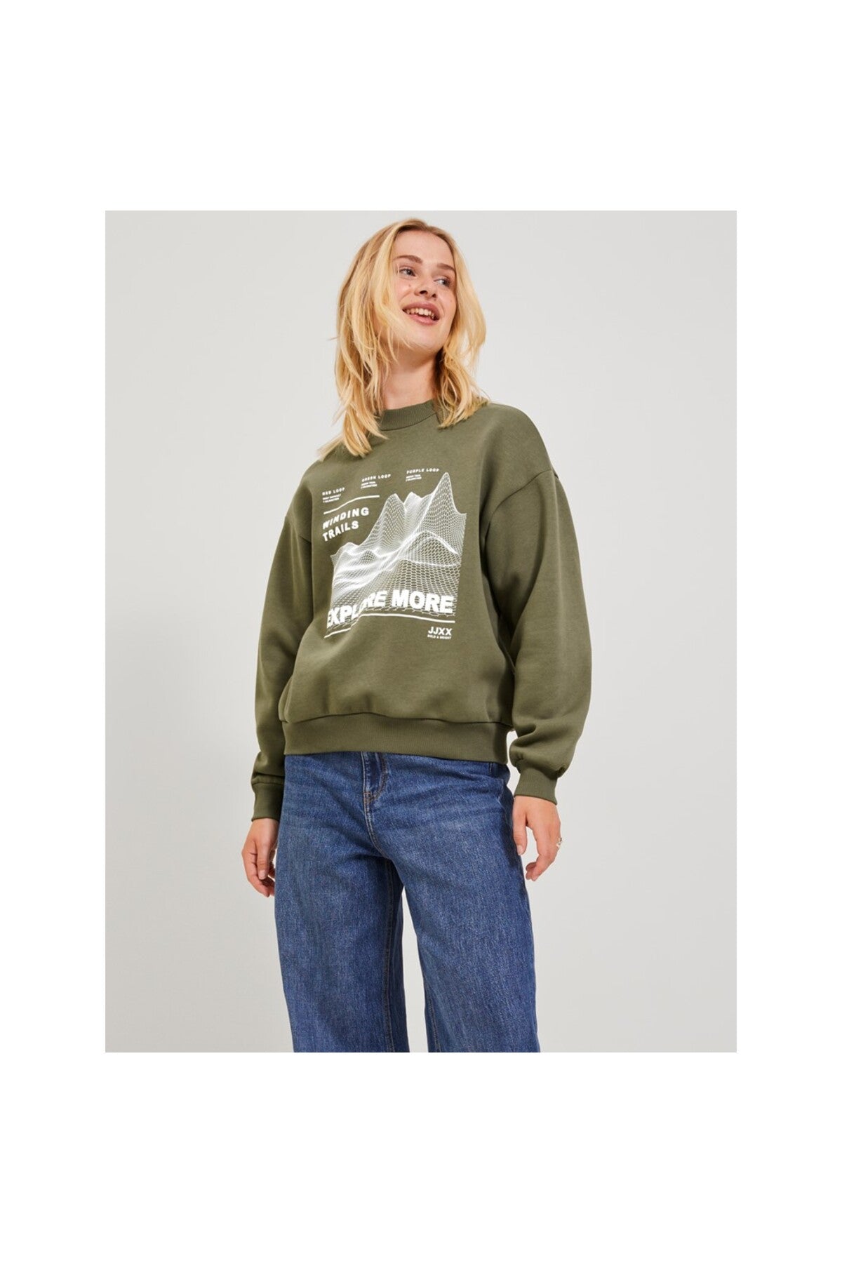 Jack&Jones JJXX Kadın Sweatshirt 12241324 Ana görsel