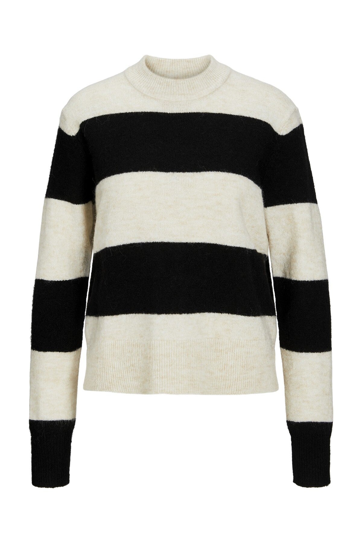 Jack&Jones JJXX Minimalist Çizgili Uzun Kol Crop Kazak - Günlük Şıklık