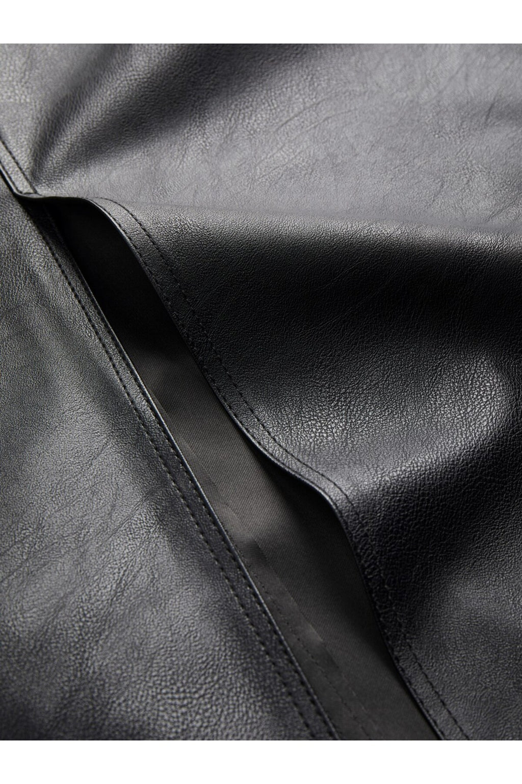 Jack&Jones JJXX Minimalist Maxi Deri Etek Ön Yarığı Detaylı - Günlük & Şık