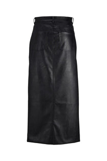 Jack&Jones JJXX Minimalist Maxi Deri Etek Ön Yarığı Detaylı - Günlük & Şık