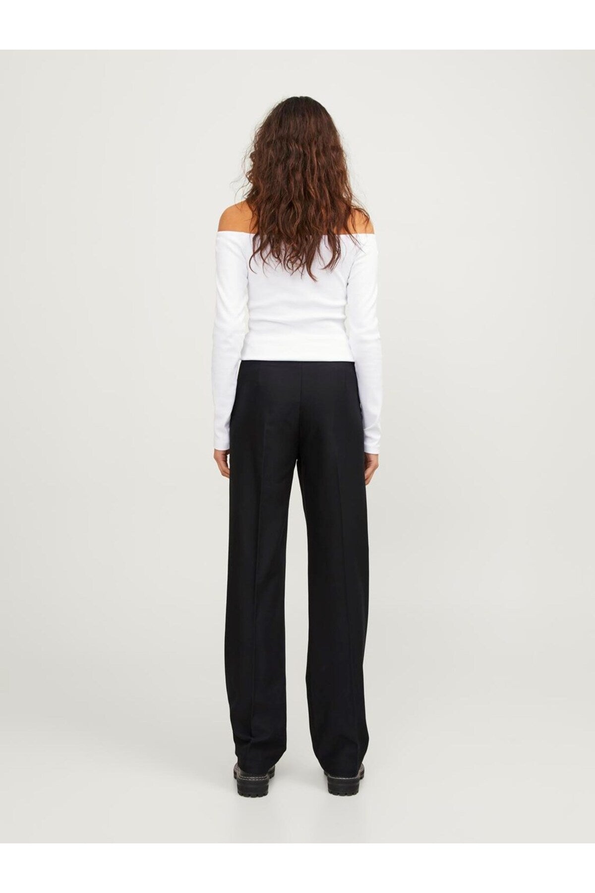 Jack&Jones JJXX Minimalist Yüksek Bel Düz Kadın Pantolon - Günlük & Ofis