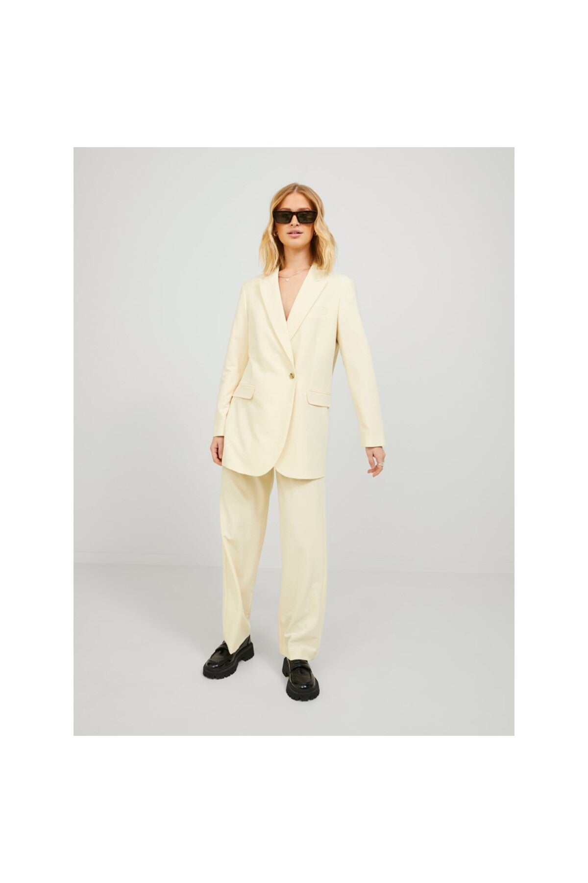 Jack&Jones JJXX Oversize Minimalist Kadın Ceket - Günlük & İş