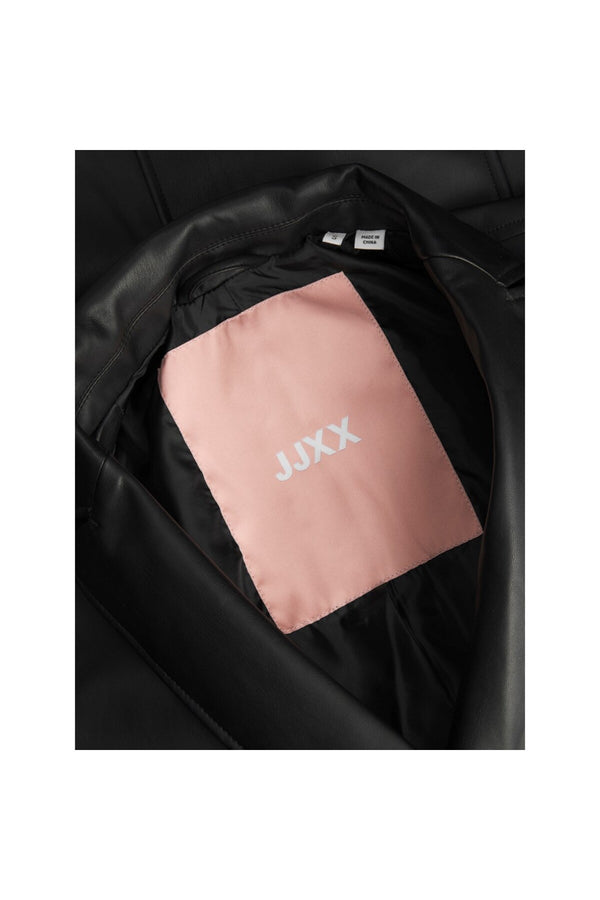 Jack&Jones JJXX Oversize Uzun Kol Deri Kadın Ceket - Minimalist Tarz