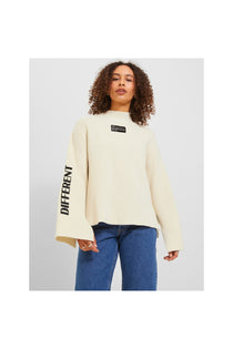 Jack&Jones JJXX Oversize Yüksek Yaka Kadın Kazak - Minimalist Stil