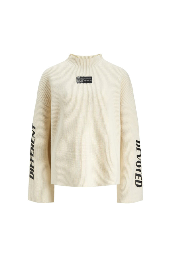 Jack&Jones JJXX Oversize Yüksek Yaka Kadın Kazak - Minimalist Stil