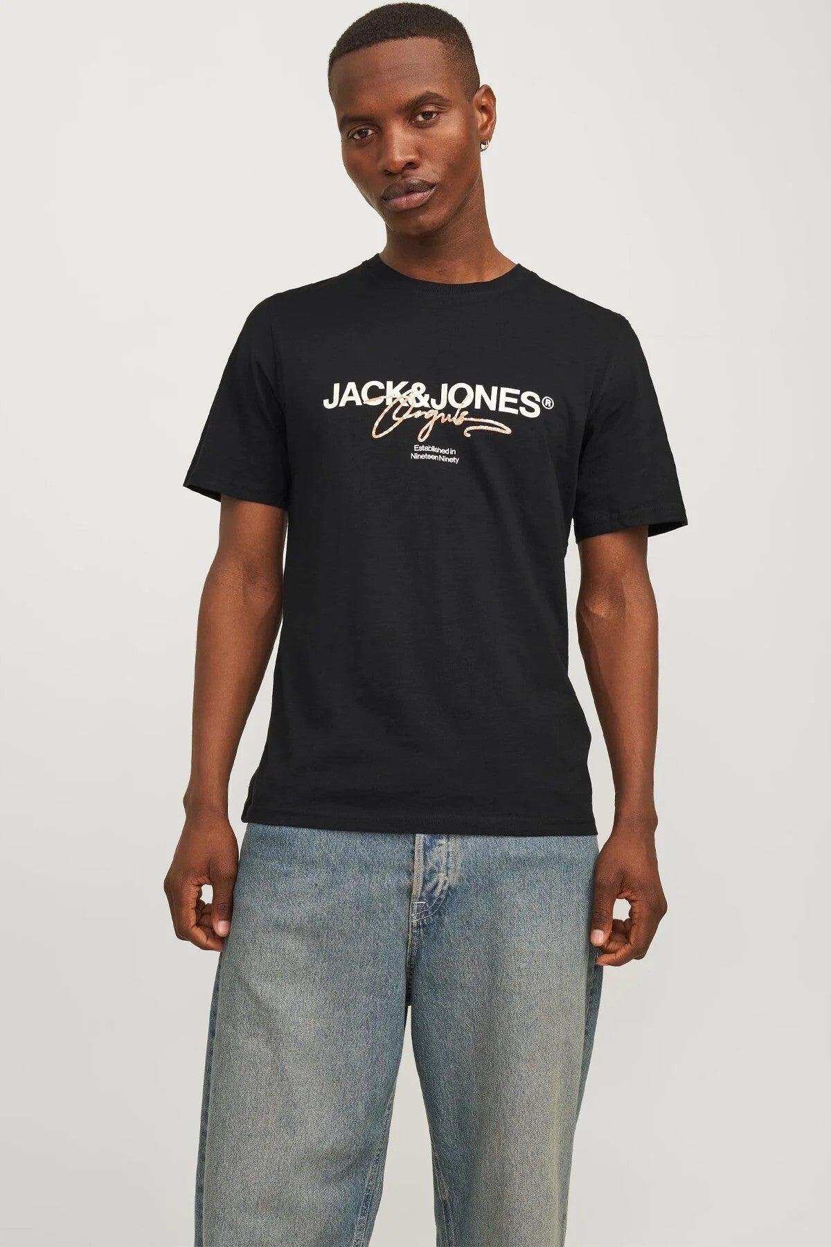 Jack&Jones Minimalist Erkek T-Shirt - Kısa Kol - Günlük Ana görsel
