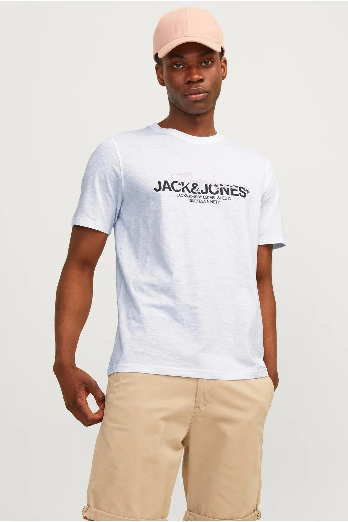 Jack&Jones Minimalist Erkek T-Shirt - Kısa Kol - Günlük İkincil görsel