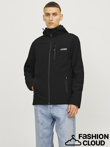 Jack&Jones Minimalist Kapüşonlu Erkek Ceket - Softshell Kumaş Ana görsel