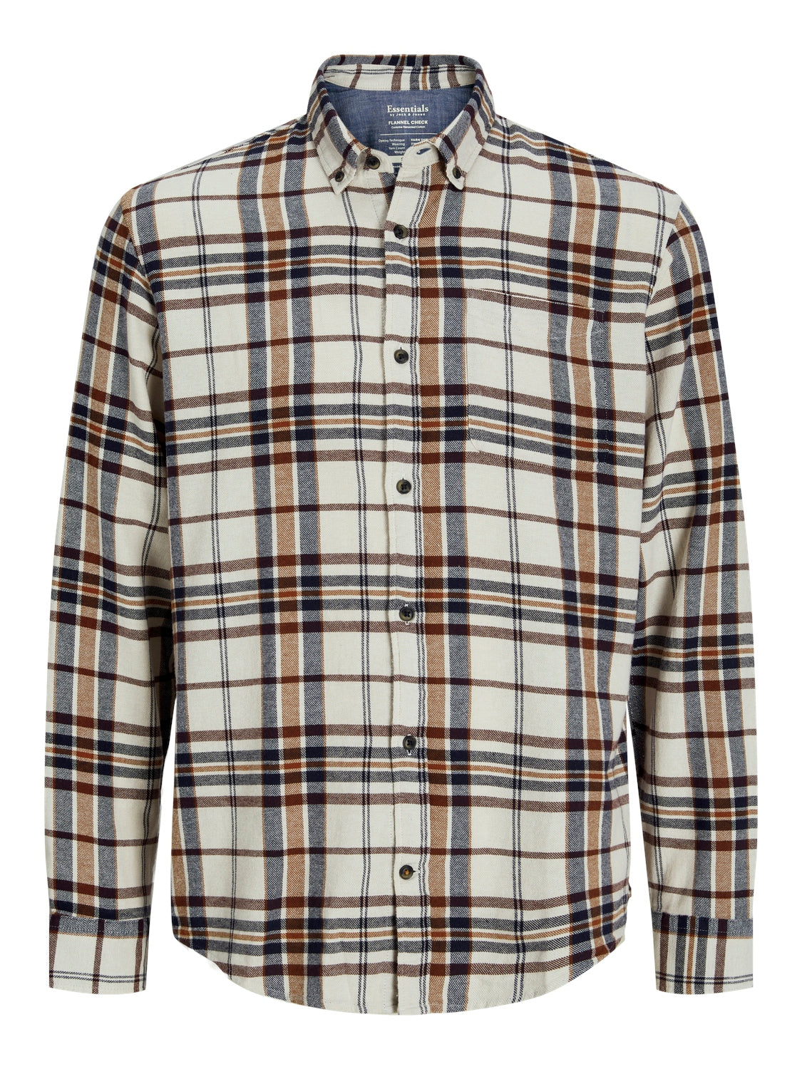 Jack&Jones Minimalist Kareli Uzun Kol Erkek Gömleği Ana görsel