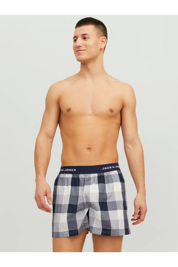 Jack&Jones Minimalist Pamuk Erkek Boxer Şort 2'li Set - Rahat ve Şık