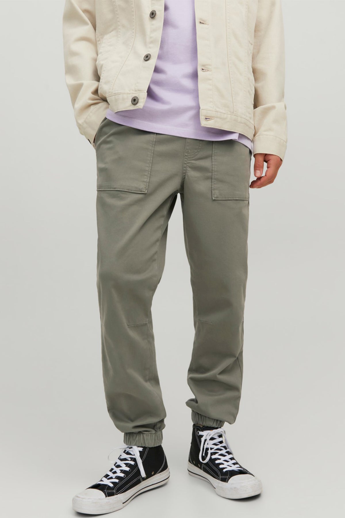 Jack&Jones Minimalist Regular Fit Erkek Pantolon - Günlük Spor Şık İkincil görsel