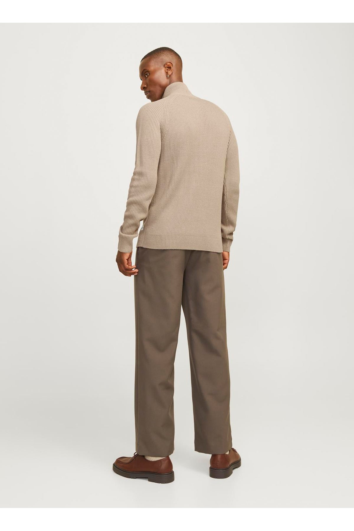 Jack&Jones Minimalist Yüksek Yakalı Uzun Kol Erkek Kazak - Günlük Şıklık Translation missing: ar.content.product_image_secondary