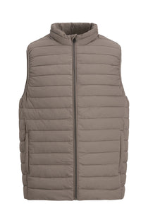 Jack&Jones Oversize Fermuarlı Yaka Erkek Yelek - Minimalist Tarz