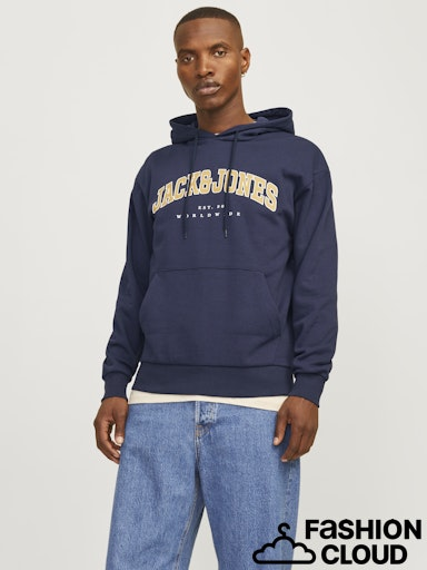 Jack&Jones Oversize Kapüşonlu Erkek Sweatshirt - Rahat ve Şık İkincil görsel