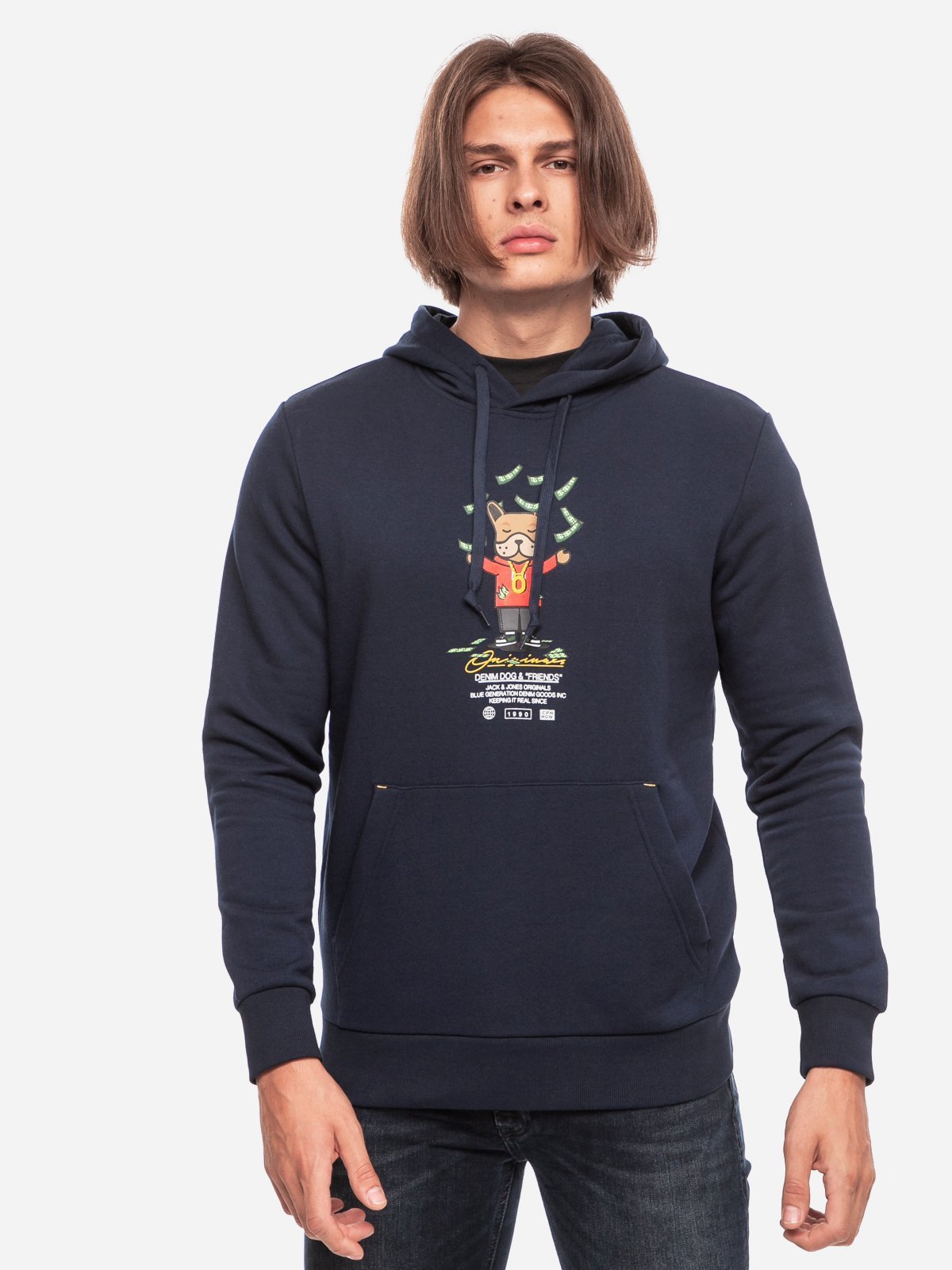 Jack&Jones Oversize Kapüşonlu Sweatshirt - Rahat ve Şık İkincil görsel