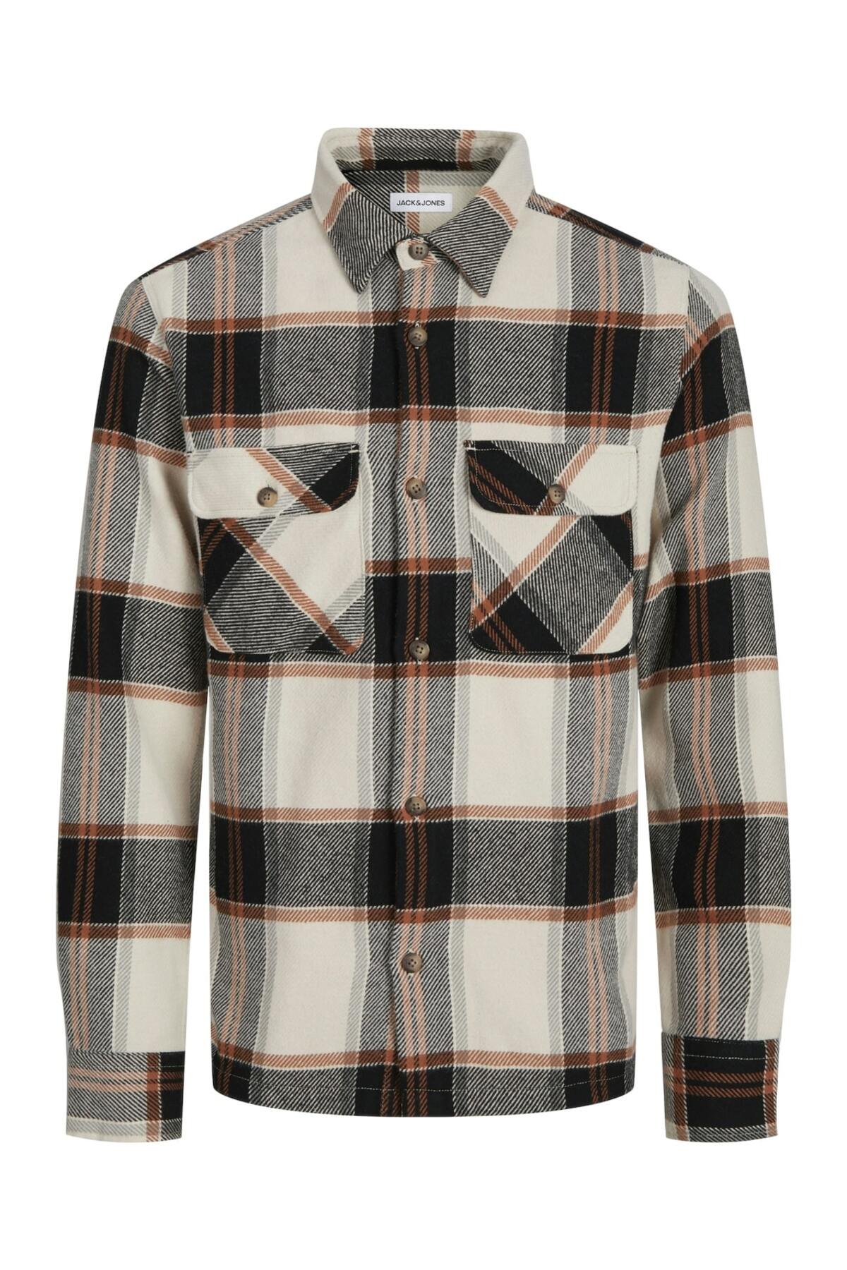 Jack&Jones Oversize Kareli Gömlek - Erkek Günlük Gömlek Translation missing: tr.content.product_image_secondary