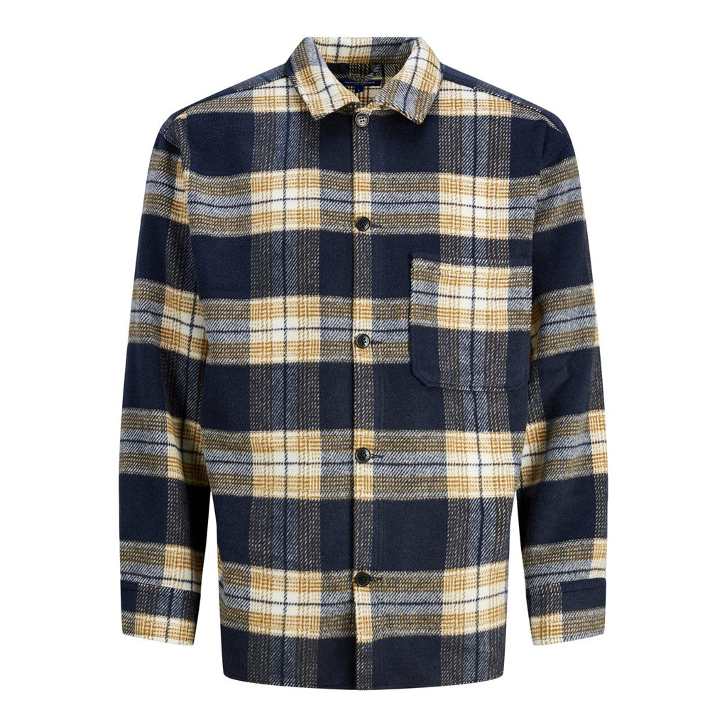 Jack&Jones Oversize Kareli Uzun Kol Gömlek - Günlük Şıklık İkincil görsel