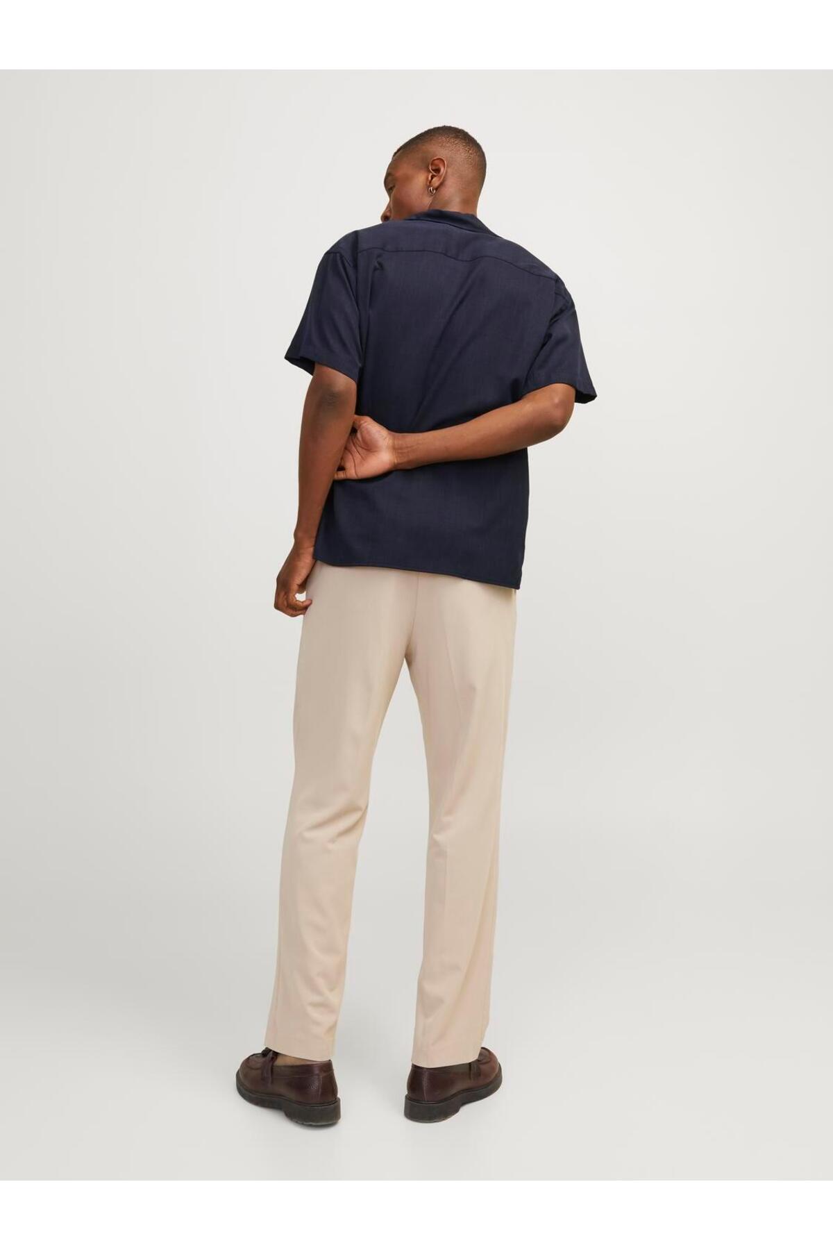 Jack&Jones Oversize Kısa Kol Erkek Gömlek - Minimalist & Rahat