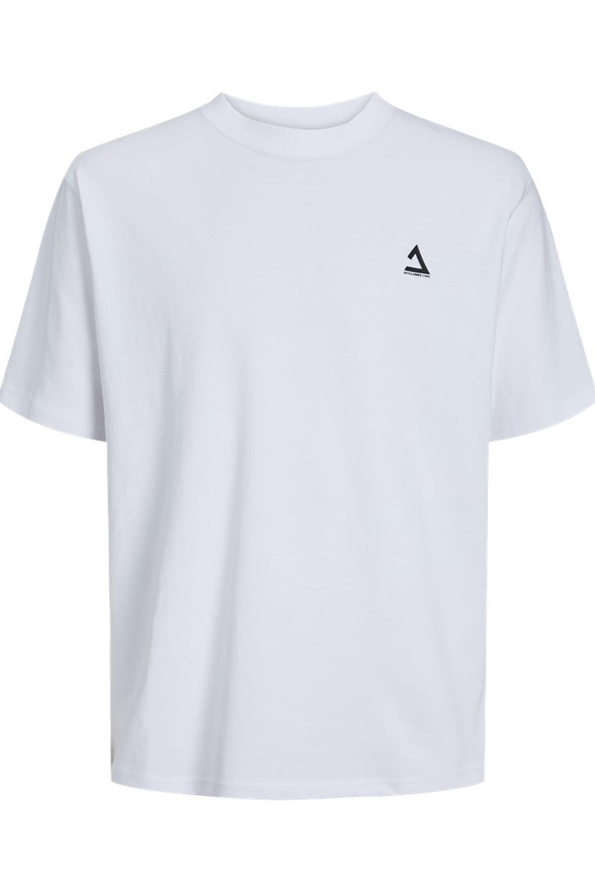 Jack&Jones Oversize Minimalist Erkek T-Shirt - Günlük Kullanım