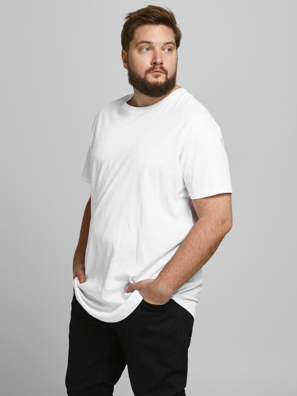 Jack&Jones Oversize Minimalist Erkek T-Shirt - Günlük Kullanım İkincil görsel