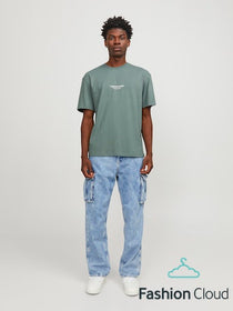 Jack&Jones Oversize Minimalist Erkek T-Shirt - Günlük & Rahat