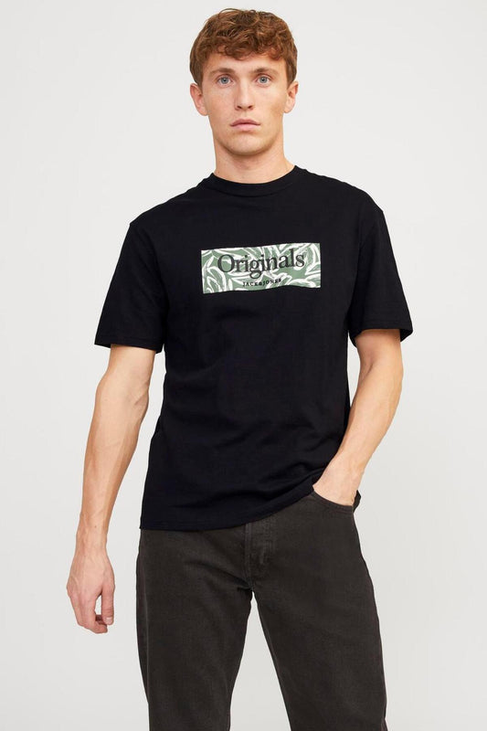 Jack&Jones Oversize Minimalist Erkek T-Shirt - Kısa Kol - Rahat Kesim