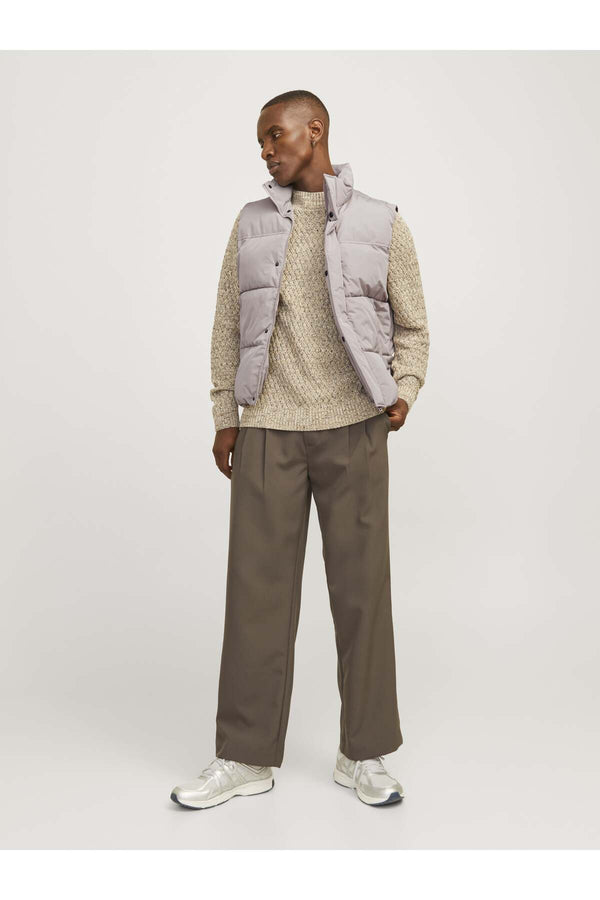 Jack&Jones Oversize Minimalist Erkek Yelek - Günlük Kullanım