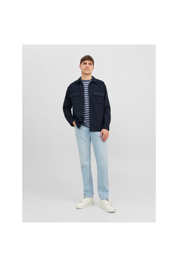 Jack&Jones Oversize Minimalist Uzun Kol Erkek Gömlek