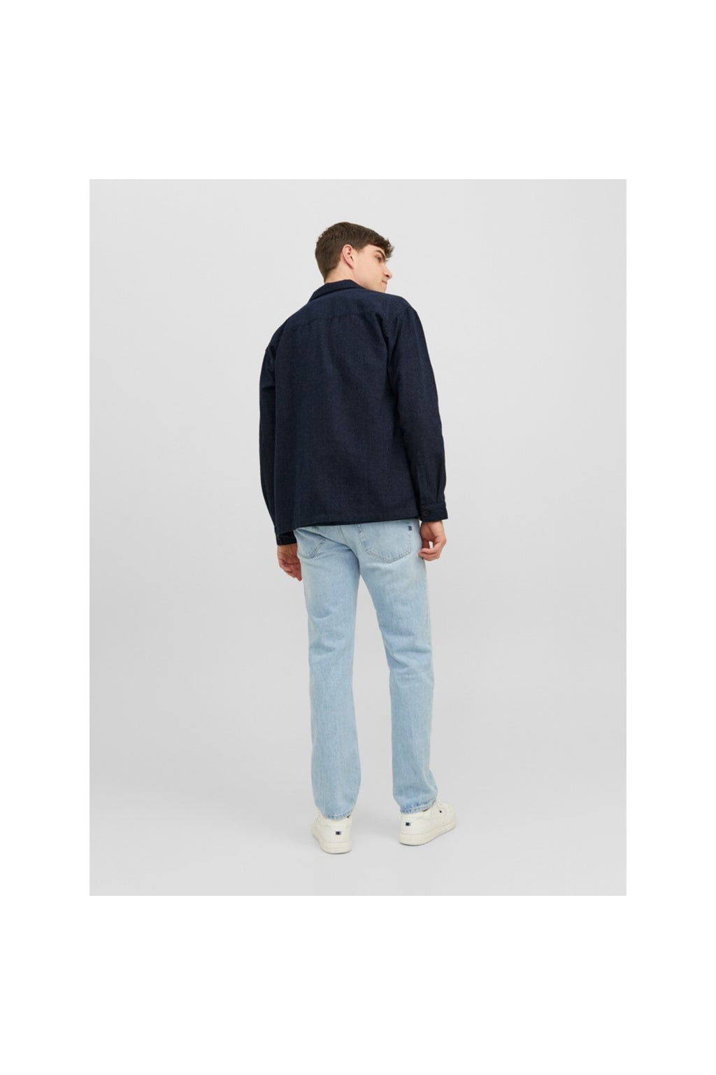 Jack&Jones Oversize Minimalist Uzun Kol Erkek Gömlek