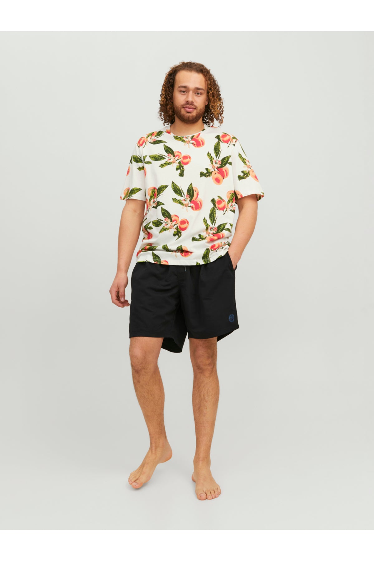 Jack&Jones Plus Erkek Regular Fit Şort - Minimalist Yaz Şortu Translation missing: tr.content.product_image_secondary