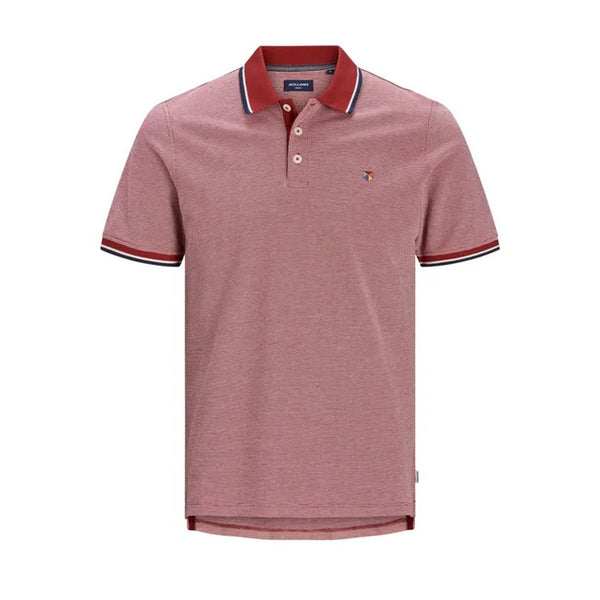 Jack&Jones Plus Erkek Polo Yaka Kısa Kol T-Shirt - Minimalist Tasarım