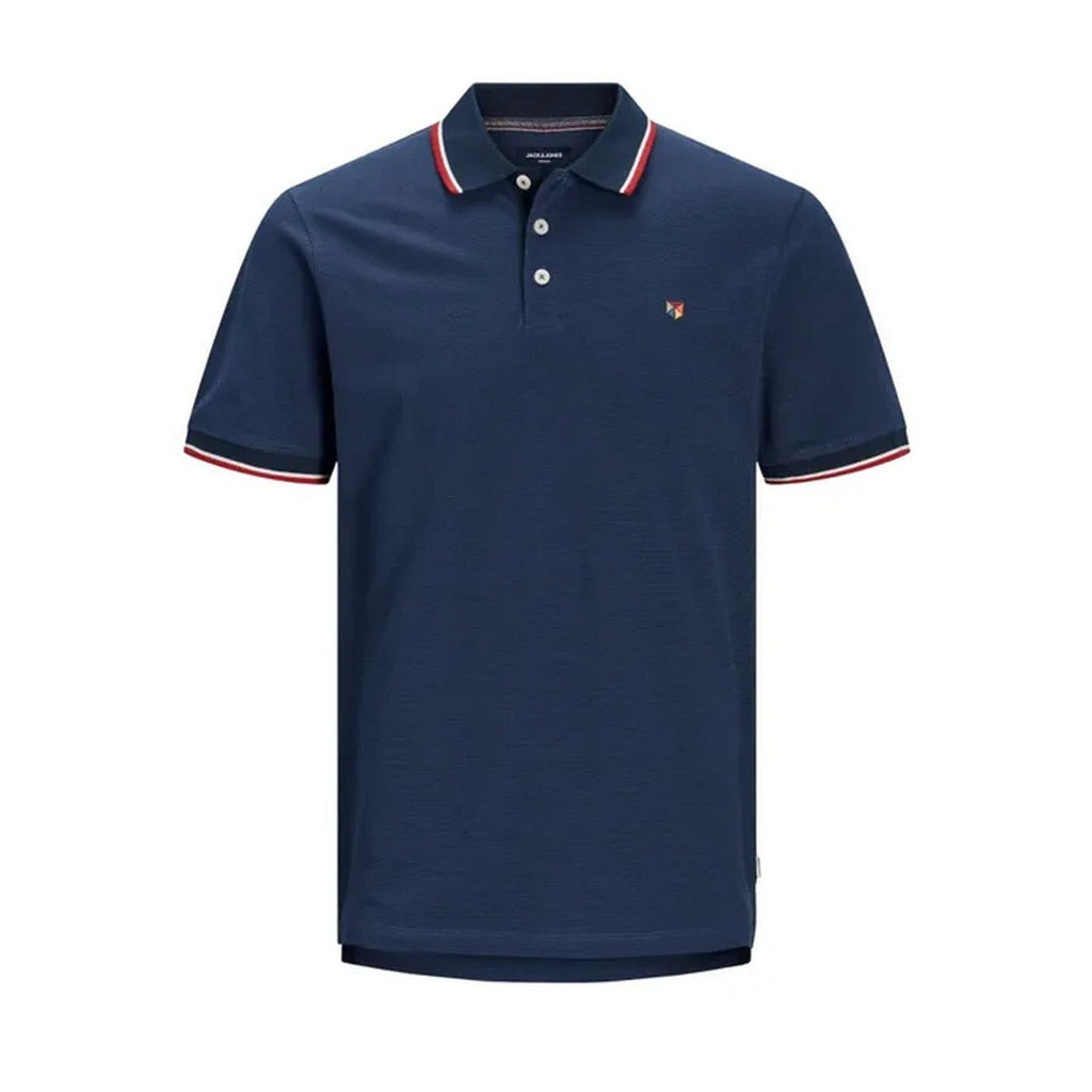 Jack&Jones Plus Erkek Polo Yaka Kısa Kol T-Shirt - Minimalist Tasarım